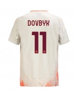 AS Roma Artem Dovbyk #11 Venkovní Dres 2024-25 Krátký Rukáv